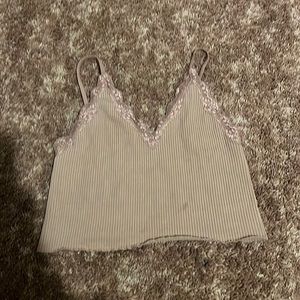 Light Pink Tank Crop top